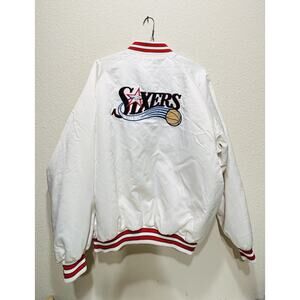 Vintage Y2K Nike Jacket Men's XL NBA Philadelphia 76ers Sixers Windbreaker